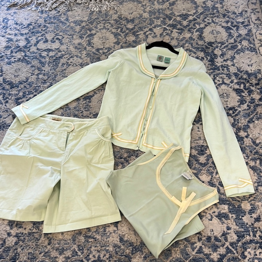 Anthropologie Sweater, top and shorts GUC